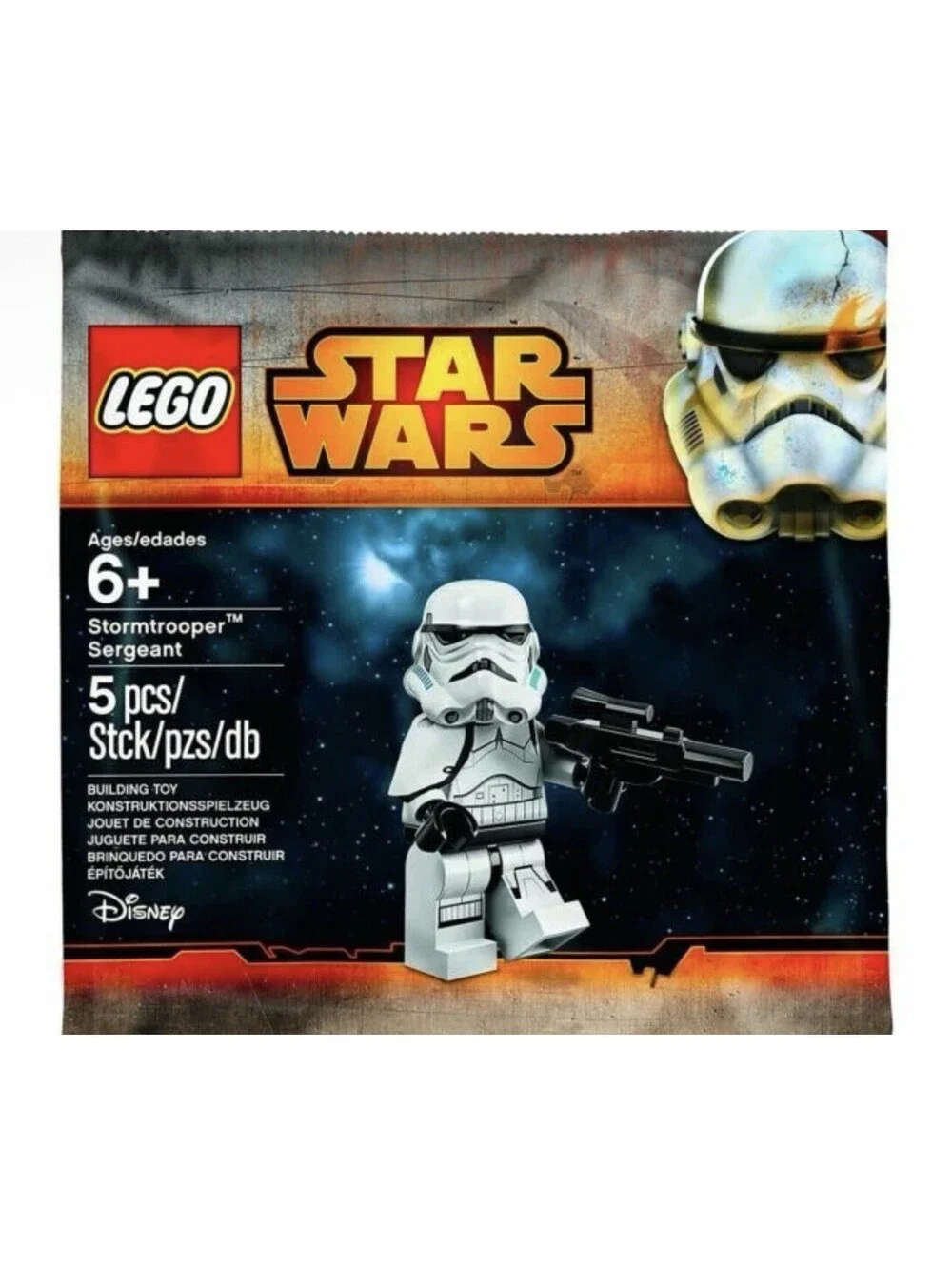 LEGO Star Wars Stormtrooper Sergeant Polybag 5002938 Retired Sealed